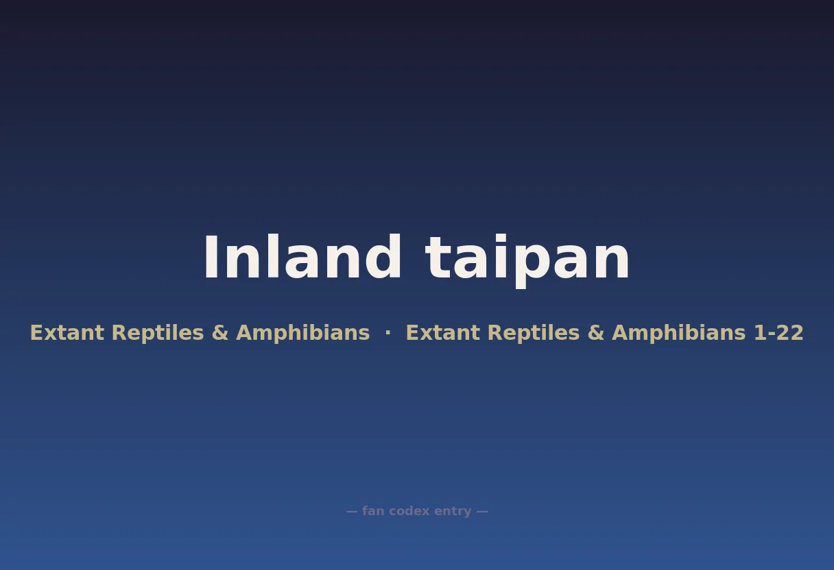 Inland taipan