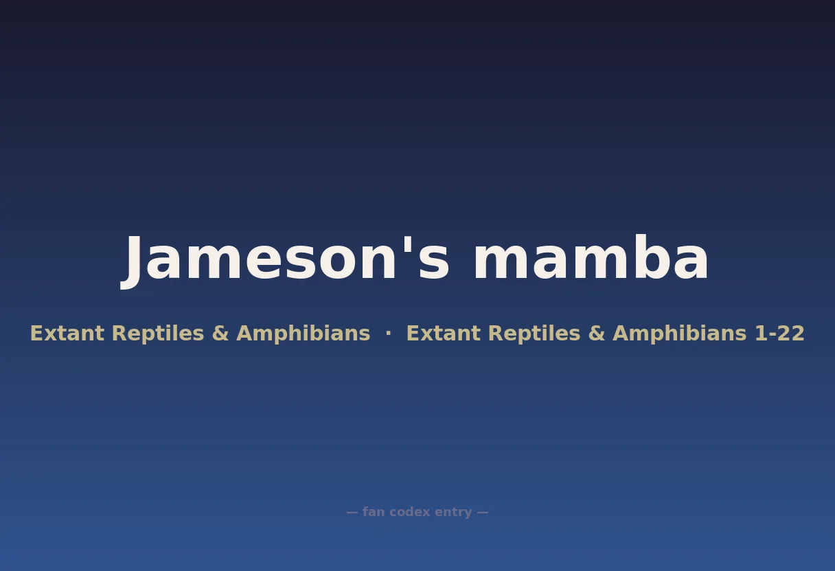 Jameson's mamba